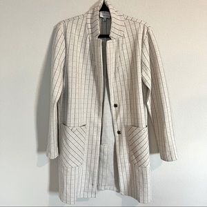 Anthropologie plaid coat